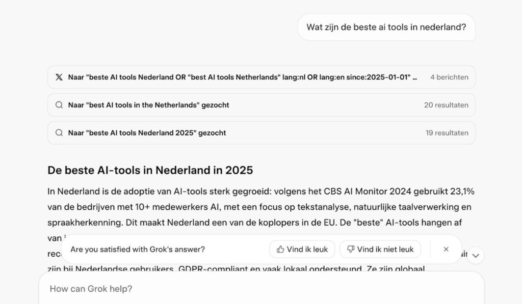 grok nederland